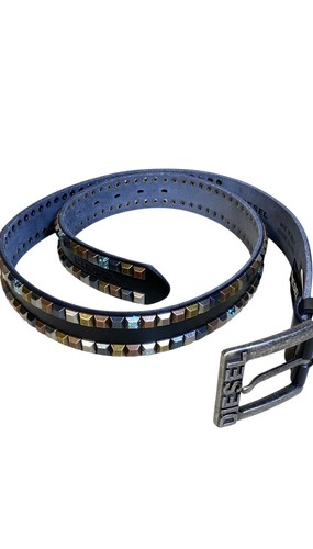 Diesel leder gürtel nieten - diesel,