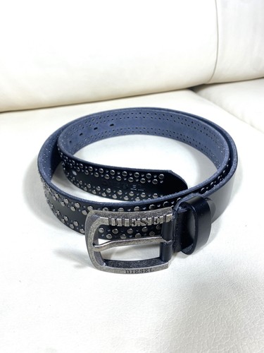 Diesel leder gürtel schwarz - leder,